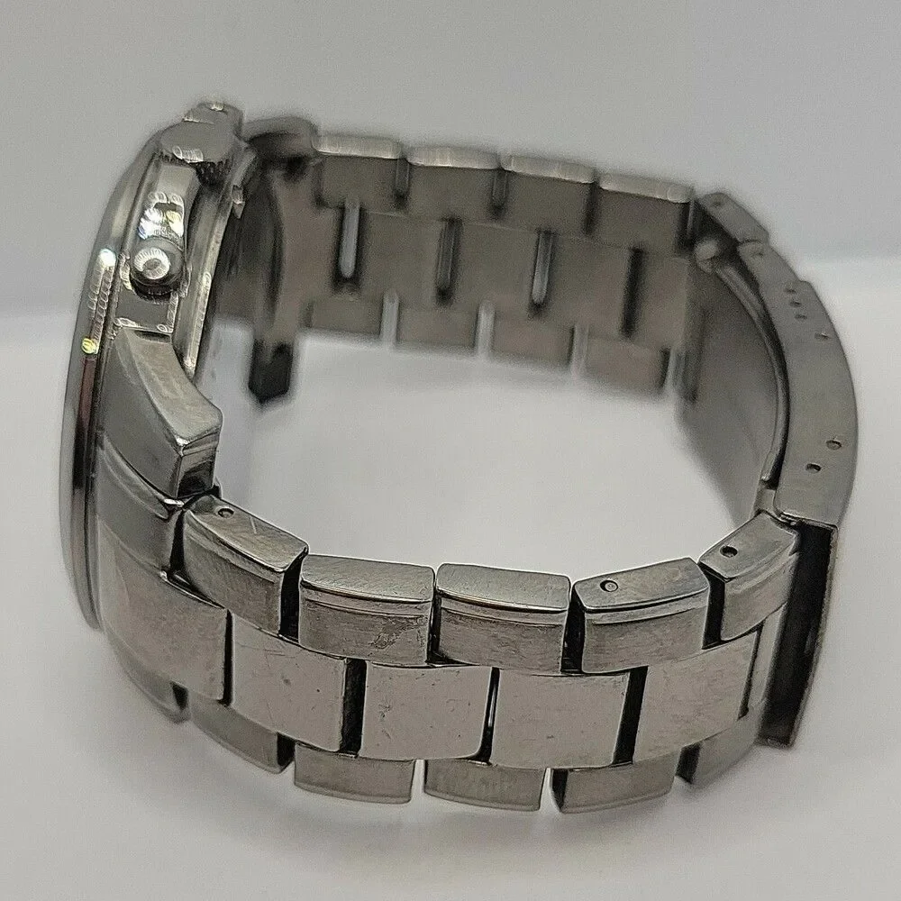 Fossil Grant FS4584 Men's Silver Stainless Steel Analog Dial Quartz Watch AM891